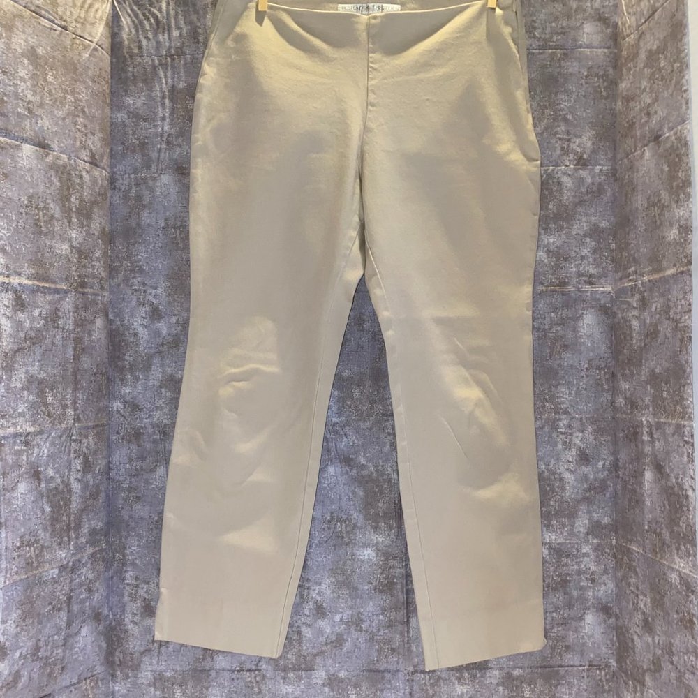 Boston Proper Women's Pants Size 2 Beige Capris Casual Khakis